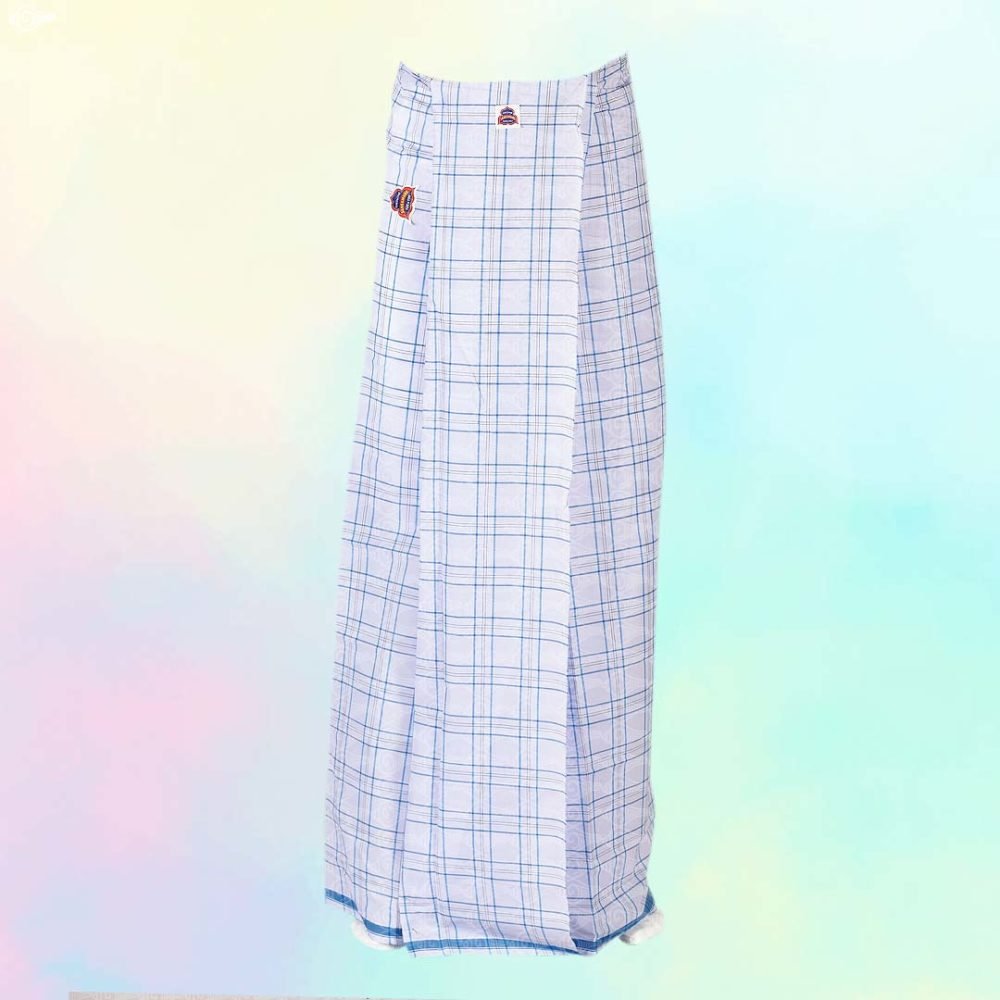 Executive White Medium Checked