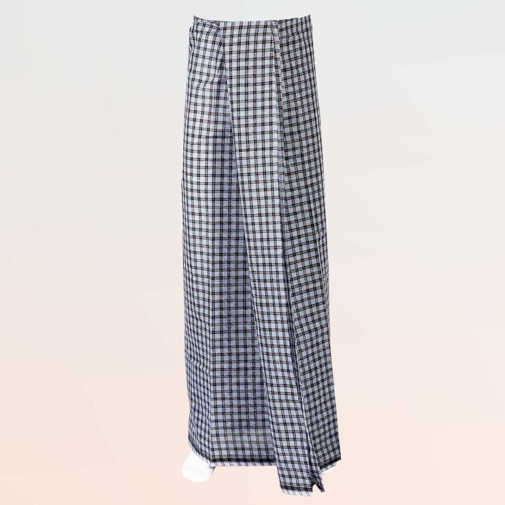 Super Small Checked Grey & Black Color