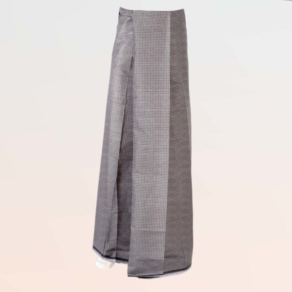 Super Small Checked Light Grey Color