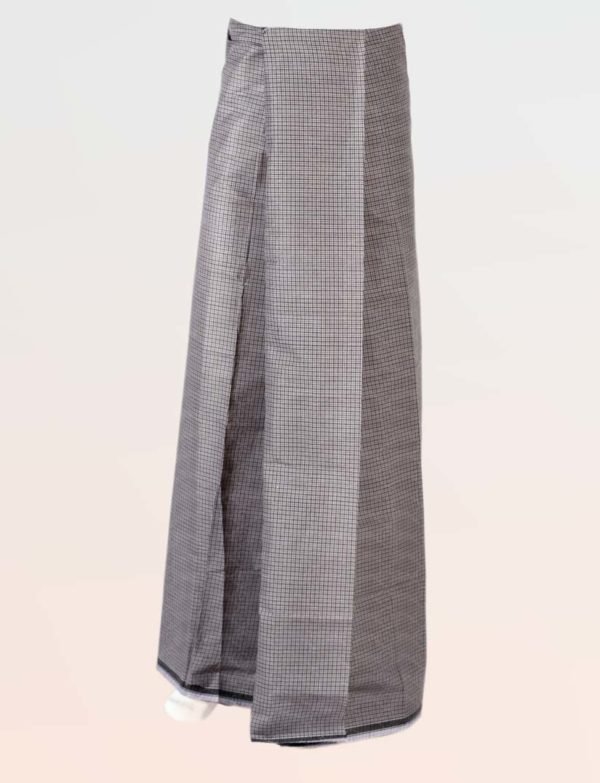 Super Small Checked Light Grey Color